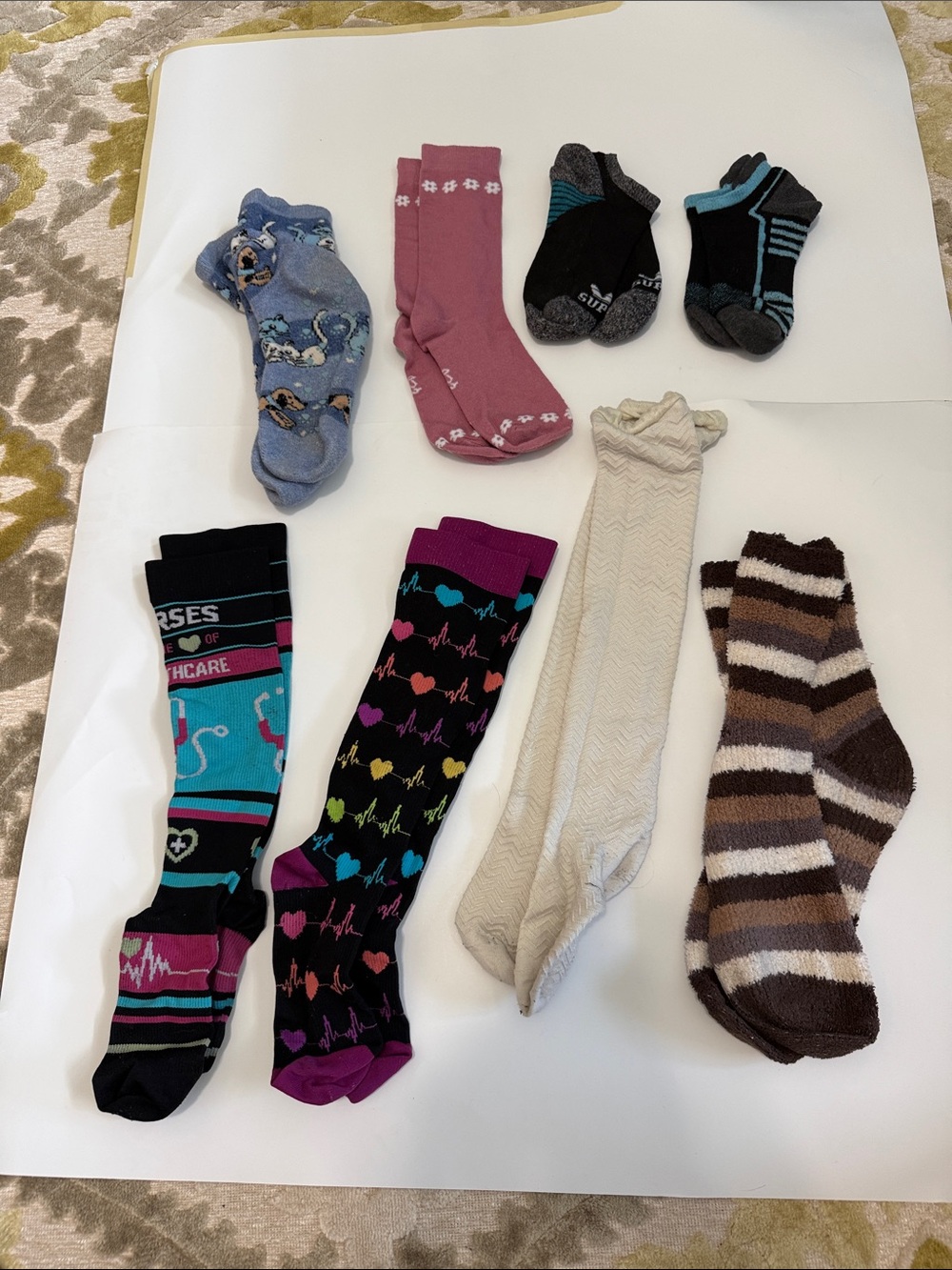 Woman’s Assorted Colorful Socks - Pack of Mixed Styles